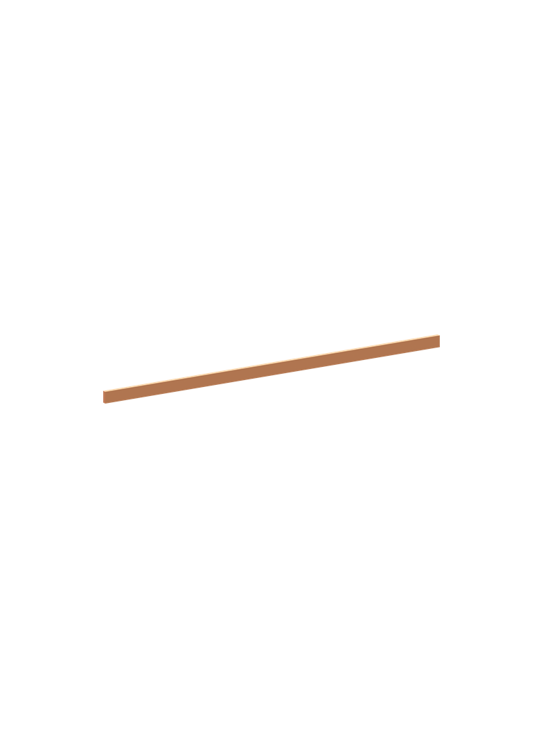 ZX2079 Szyna Cu 30x10mm, L:945mm