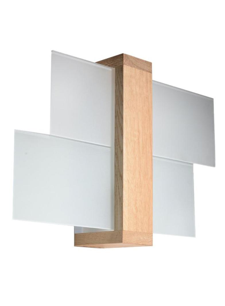 Sollux Kinkiet FENIKS 1 naturalne drewno SL.0077
