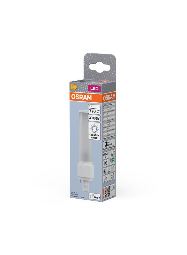 DULUX D LED FR 18 CCG, AC mains 7W 840 G24d-2 TRZONKI SPECJALNE LEDVANCE