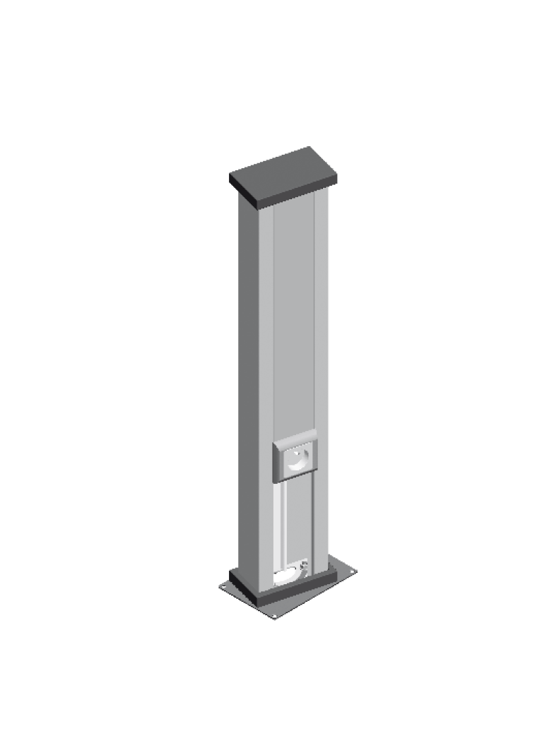 Słupek instalacyjny Grubość 1,00 mm SI700 910915 BAKS
