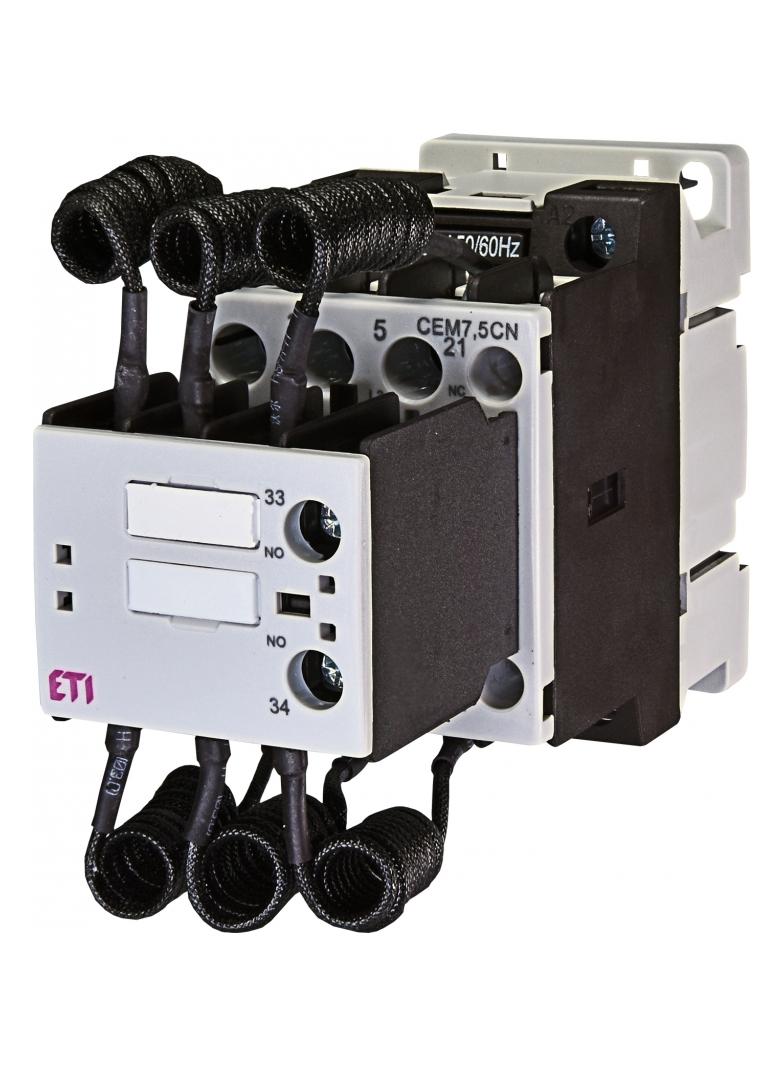 Stycznik kondensatorowy CEM7,5CN.11-230V-50HZ 004643800 ETI