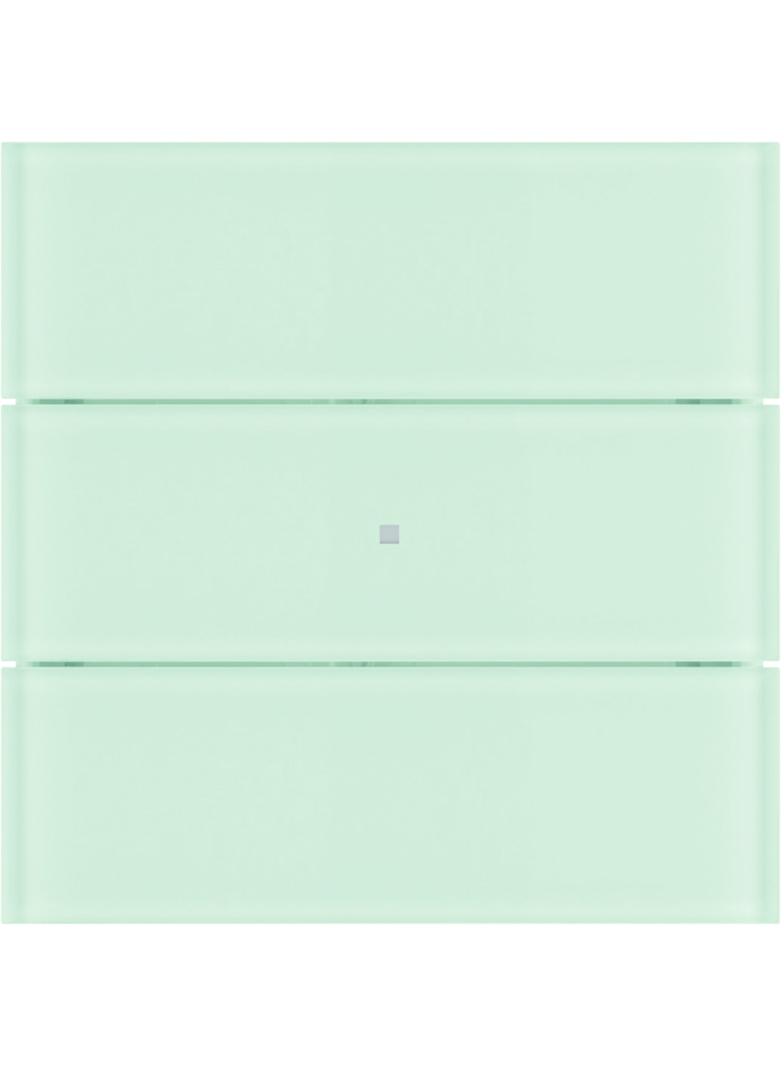 BERKER B.IQ Przycisk potrójny komfort szkło białe 75163590 HAGER