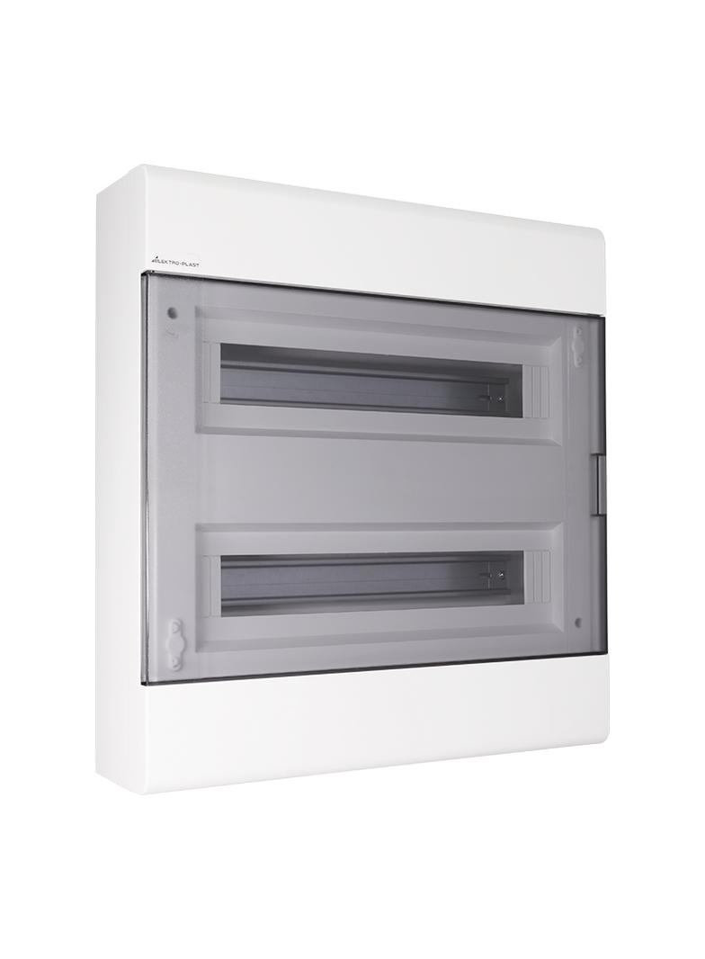 Rozdzielnica natynkowa 2x18 IP40 SRn-36/2 N+PE drzwi transparentne 1.88 OPATÓWEK