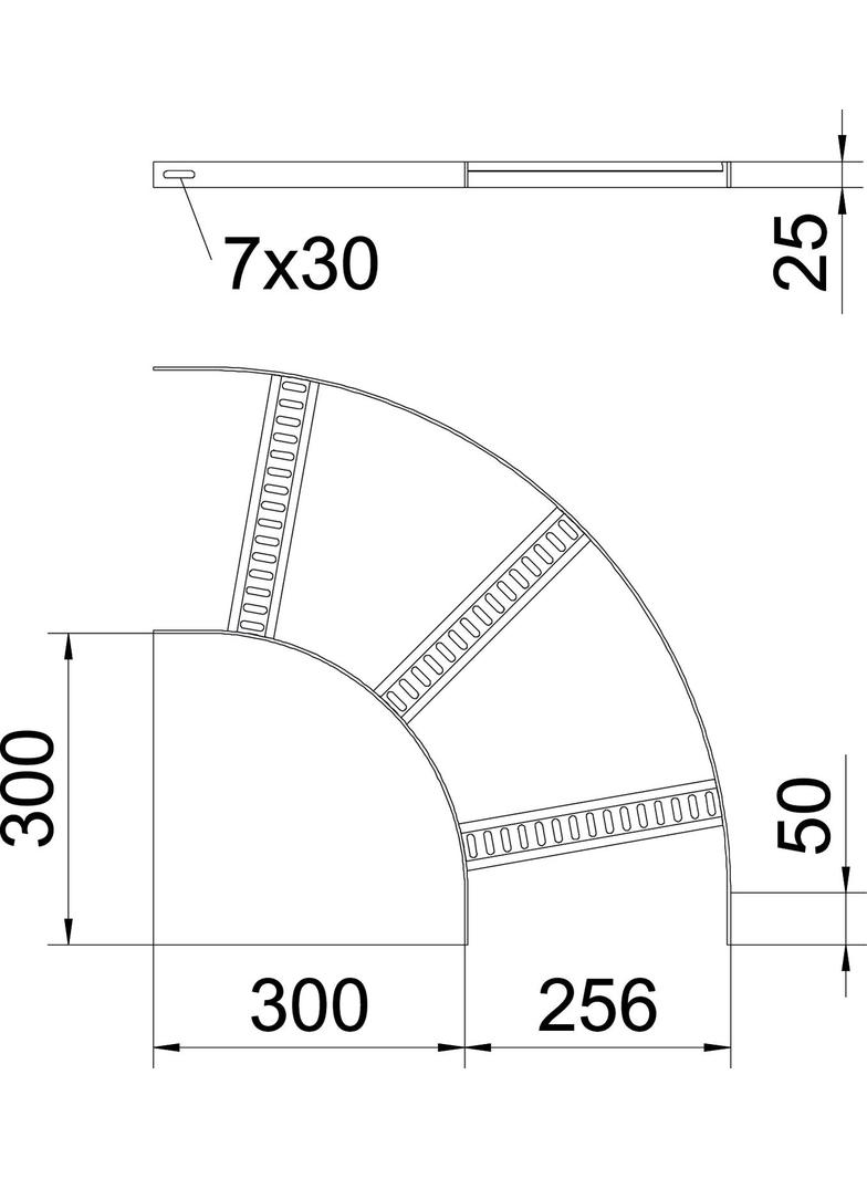 SLB 90 42 250 A2 Łuk 90°