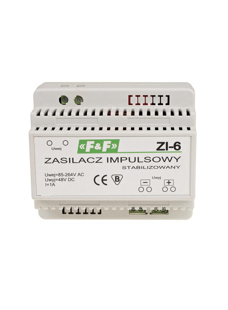 Zasilacz impulsowy 48V DC 1A ZI-6 F&F