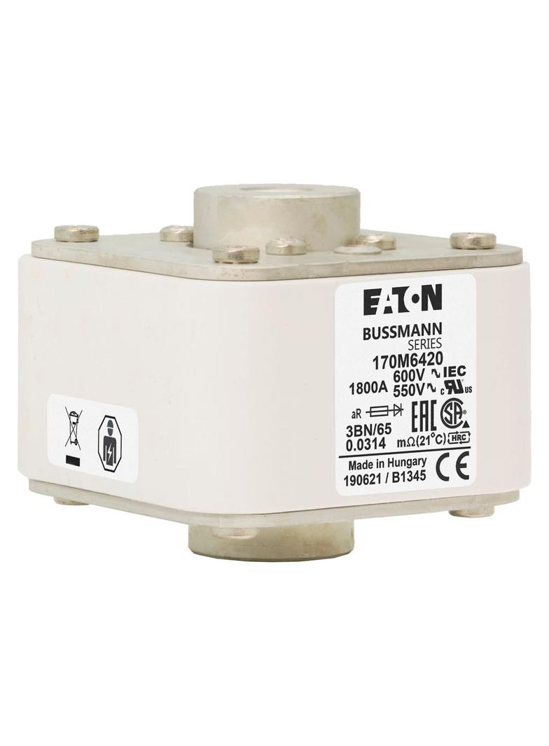 FUSE 1800A 600V 3BN/65 AR UR Wkładka szybka 1800A AC 600V rozmiar 3 76x92x53 mm aR IEC UL 170M6420 E