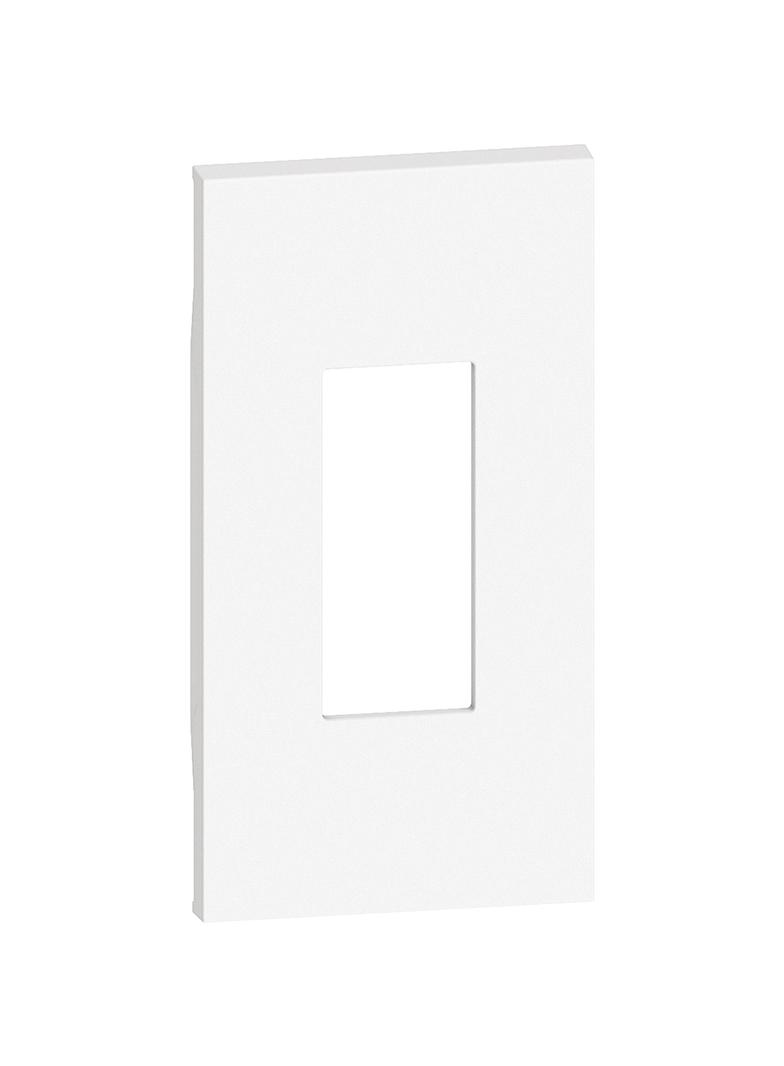 LIVING NOW - PLAKIETKA RJ11/45 - 2 MODUŁY - BIEL, Bticino