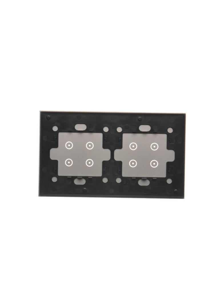 Simon 54 Touch Panel dotykowy S54 Touch 2 moduły 4 pola dotykowe + 4 pola dotykowe srebrna mgła DSTR244/71 KONTAKT
