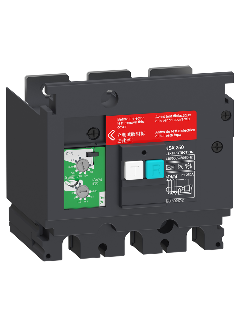 Moduł różnicowy VigiPacT, ComPacT NSX, 3P, 440-550V AC, 0.03-10A, MH, NSX250