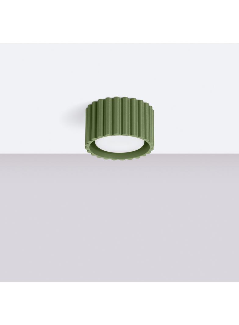 SOLLUX Plafon AURA 1 zielony oliwkowy Gx53 ; SL.1797