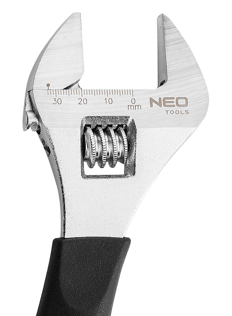 Klucz nastawny 250 mm, zakres 0-32 mm