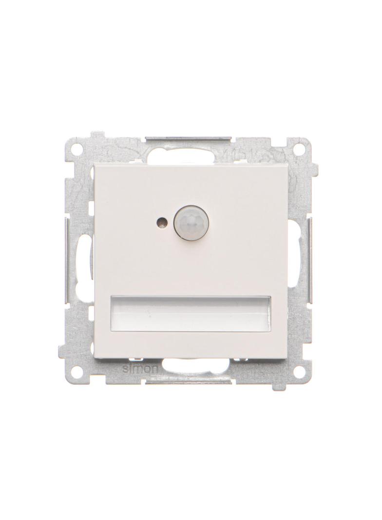 Simon 55 Oprawa oświetleniowa LED 230V z czujnikiem ruchu (1,23 W) Barwa ciepła biała 3100K Biały ma