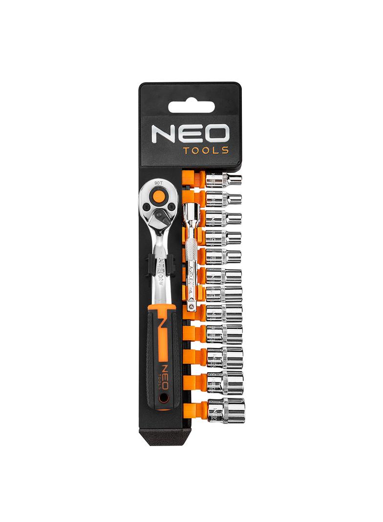 Klucze nasadowe 1/4", zestaw 14 szt.