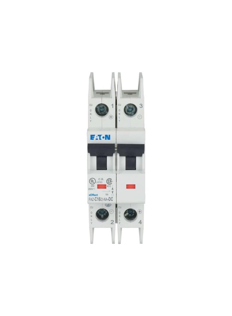 FAZ-C16/2-NA-DC Wyłącznik nadprądowy 10kW DC C16A 2P DC DC 120644 EATON