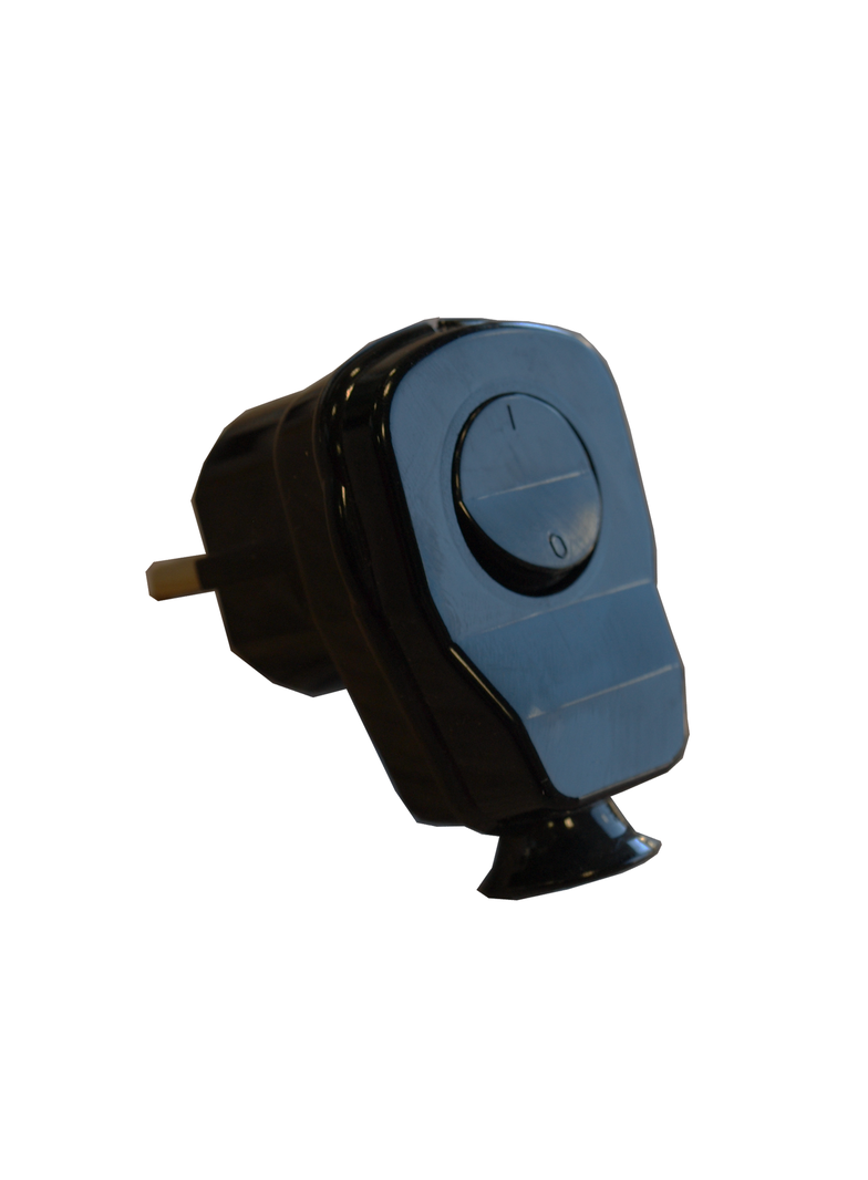 WTYCZKA KATOWA Z WYL.0-1 10/16A CZARNA