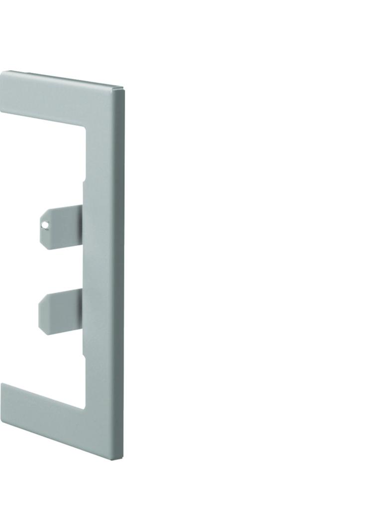 tehalit.BR65/BRS Maskownica przebicia 65x130, jasnoszara BR65130W7035 HAGER