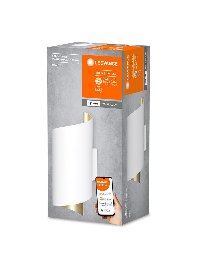 Oprawa SMART+ WIFI ORBISW TWIST 230x127 TW WT