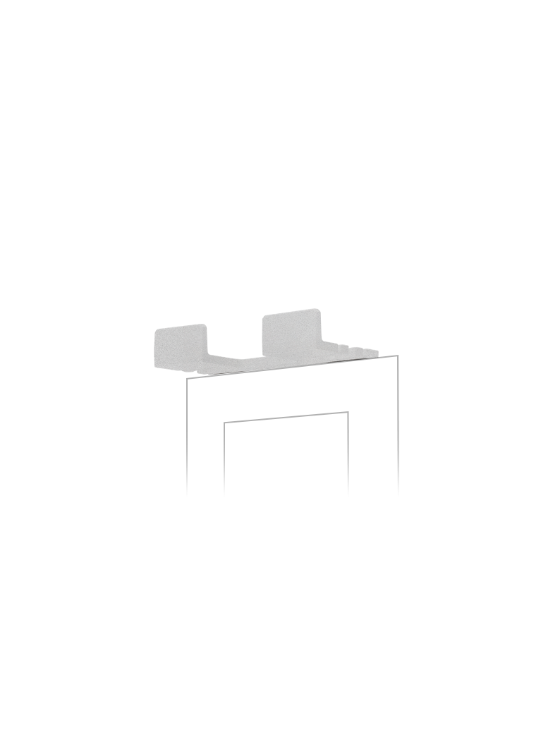 Simon 55 Podstawka na telefon do ramek Line Aluminium mat