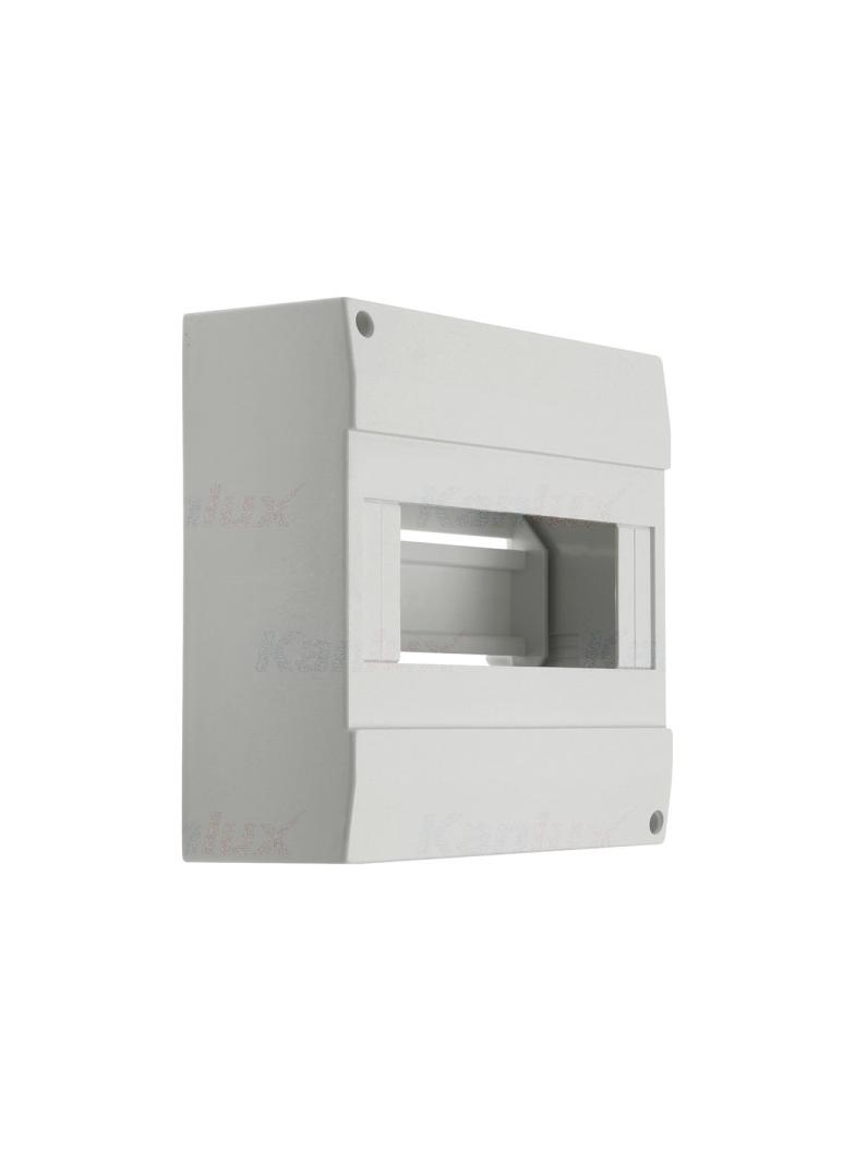 03852; DB108W 1X8P/SM Rozdzielnica natynkowa z listwami DIN