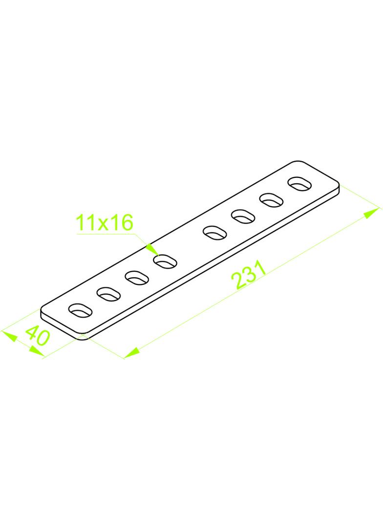 LCTV1 Łącznik ceownika 5,0 mm