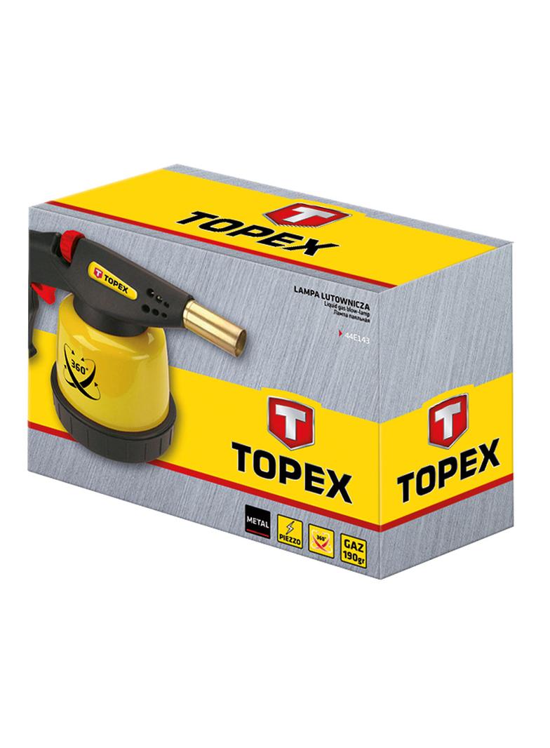 Lampa lutownicza gazowa na naboje 190 g, zapłon piezo, do pracy w każdej pozycji