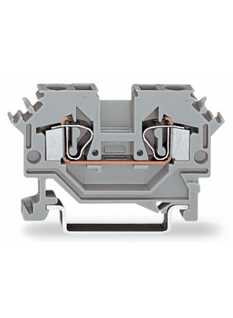 złączka 2-przewodowa 4 mm2 szara