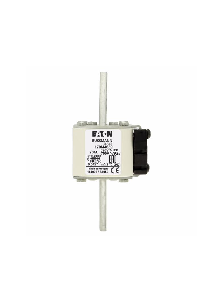 FUSE 250A 690V 1FKE/90 AR UC Wkładka szybka 250A AC 690V rozmiar 1 53x69x136 mm aR IEC UL 170M4659 E