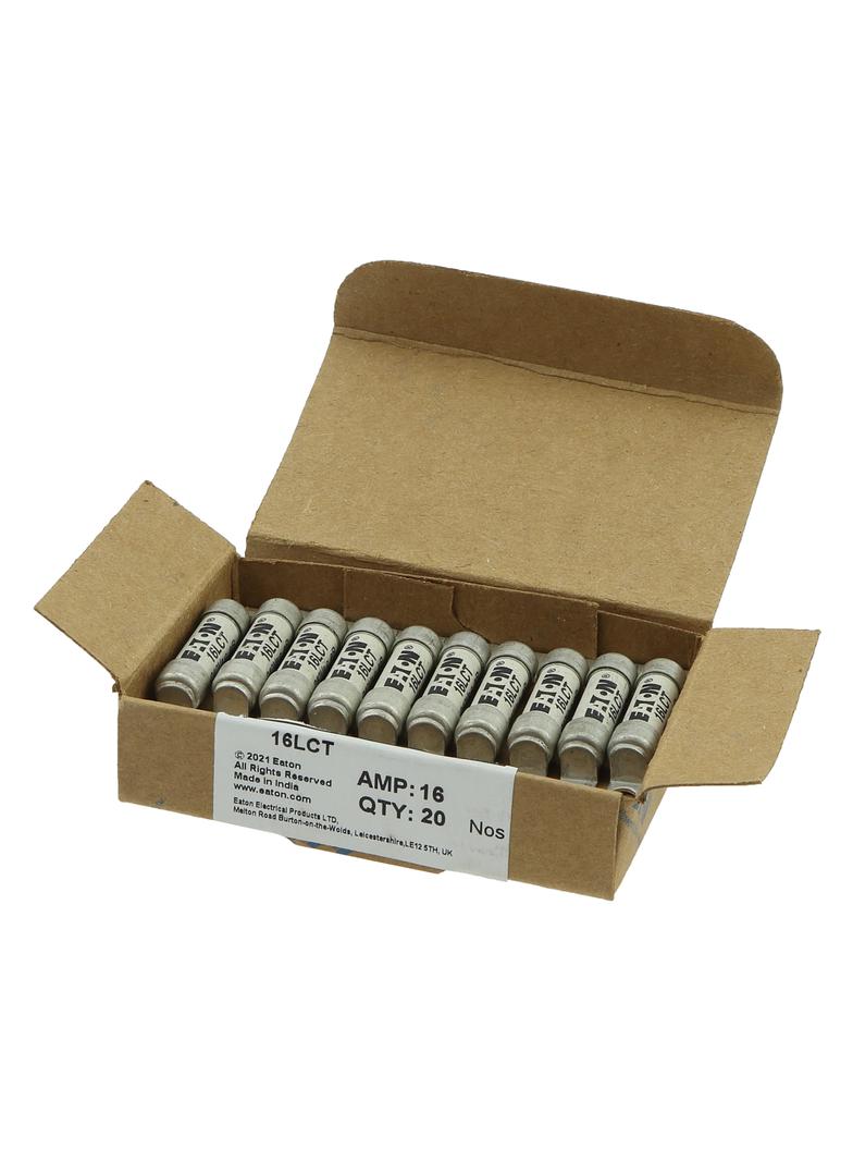 16AMP 240V AC BS88 HIGH SPEED FUSE Wkładka szybka 16A AC 240V DC 150V BS88 9x47 mm aR BS 16LCT EATON