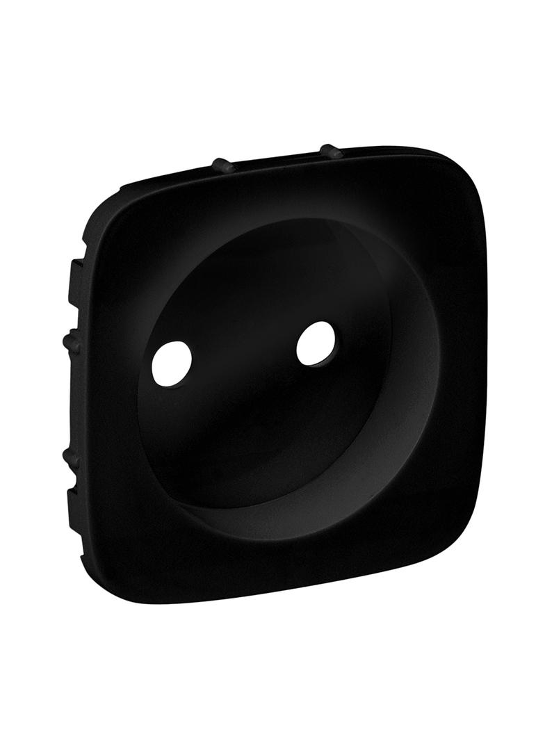VALENA ALLURE - PLAKIETKA CZARNA GNIAZDA 2P, Legrand