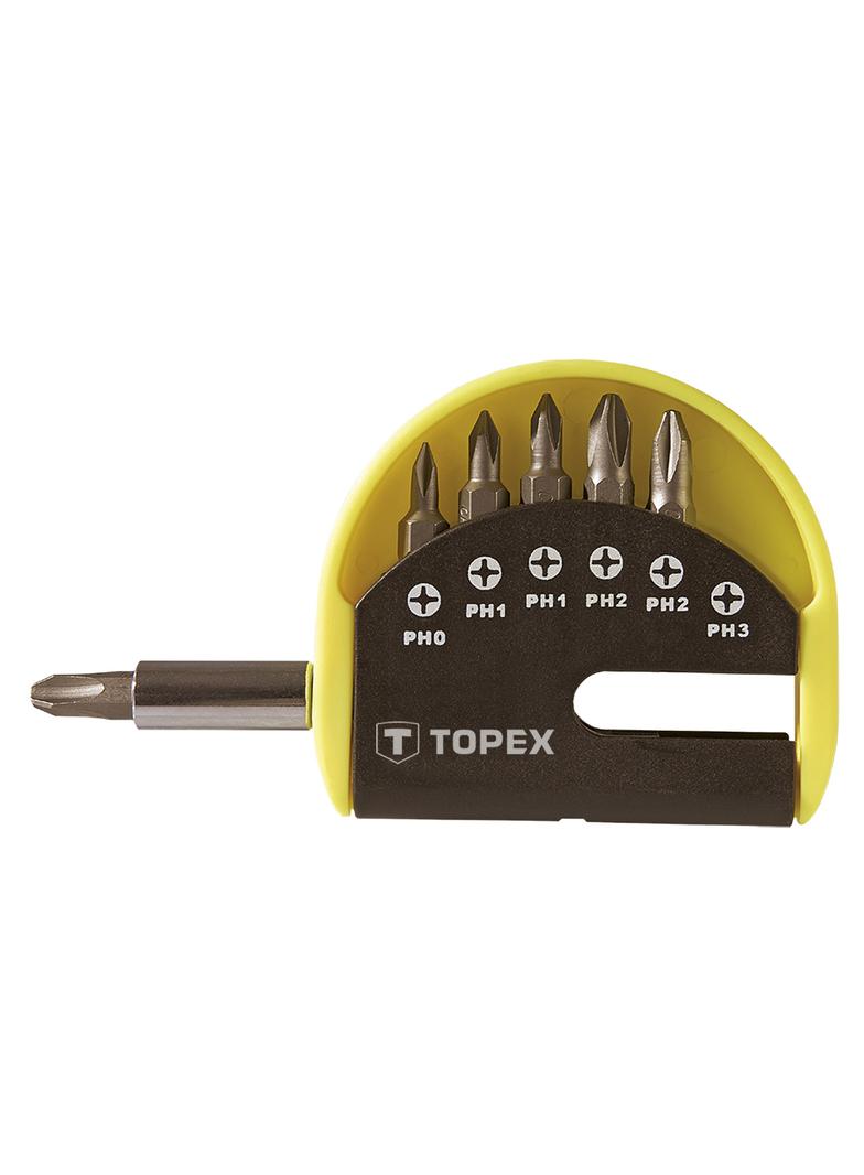 Końcówki wkrętakowe z uchwytem, zestaw 7 szt.