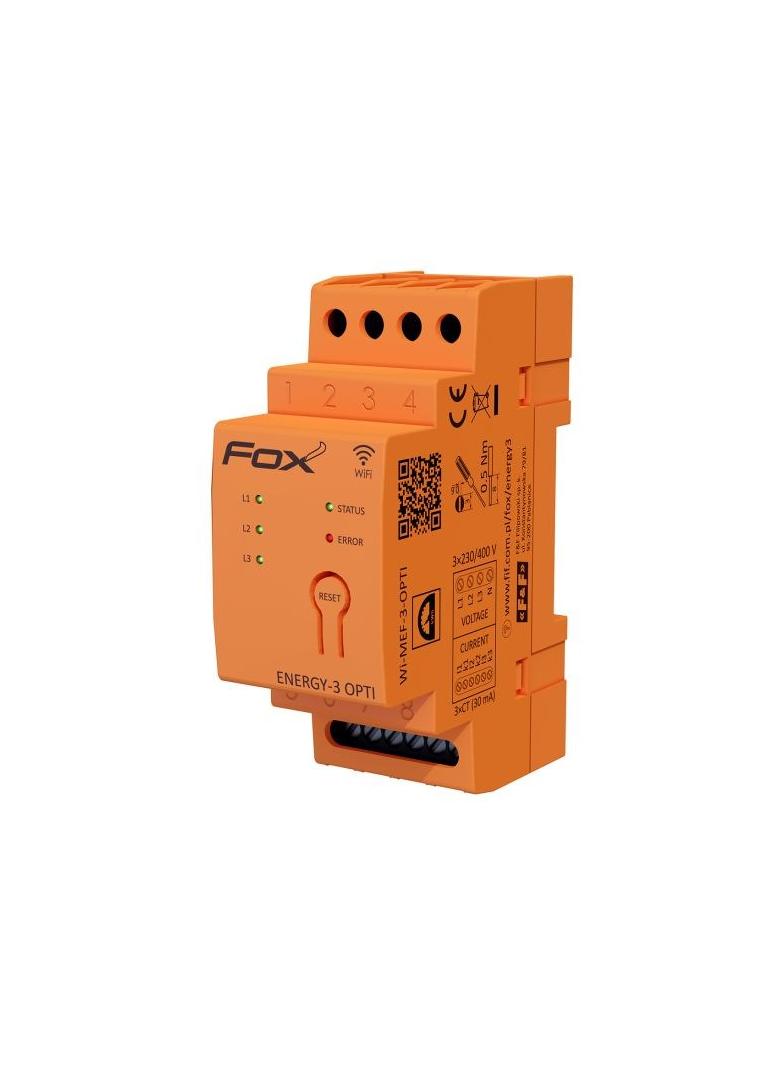 Monitor energii elektrycznej z wbudowaną anteną wewntrzną WI-FI 3F+N WI-MEF-3-OPTI-40 F&F