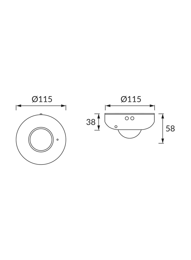 Czujnik ruchu AGENT PIR WHITE