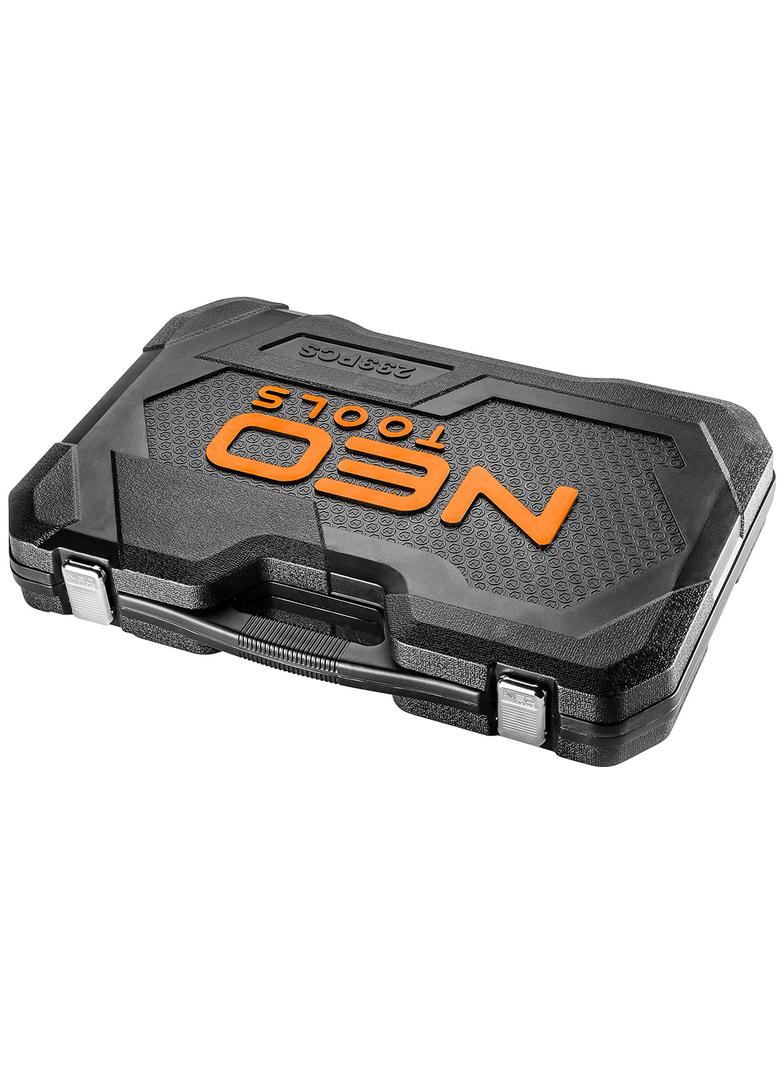 Klucze nasadowe 1/2", 3/8" , 1/4", zestaw 233 szt.