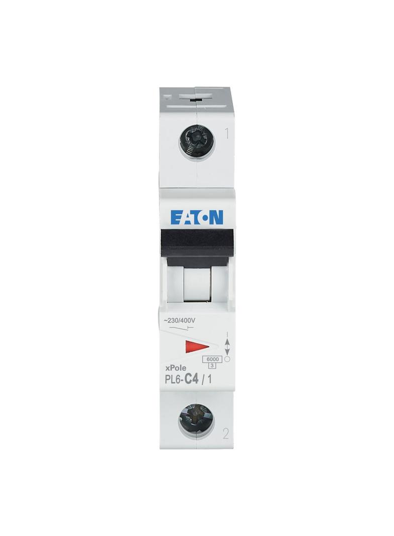 PL6-C4/1 Wyłącznik nadprądowy 6kA C4A 1P 286529 EATON