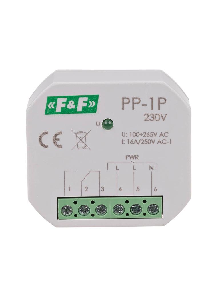 Przekaźnik elektromagnetyczny 1P 16A montaż podtynkowy U=230V PP-1P-230V F&F