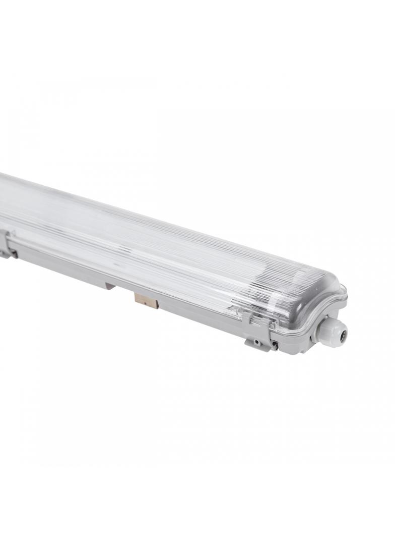 Limea LED TUBE 2x120 IP65, korpus ABS, klosz PC, zasilanie jednostronne