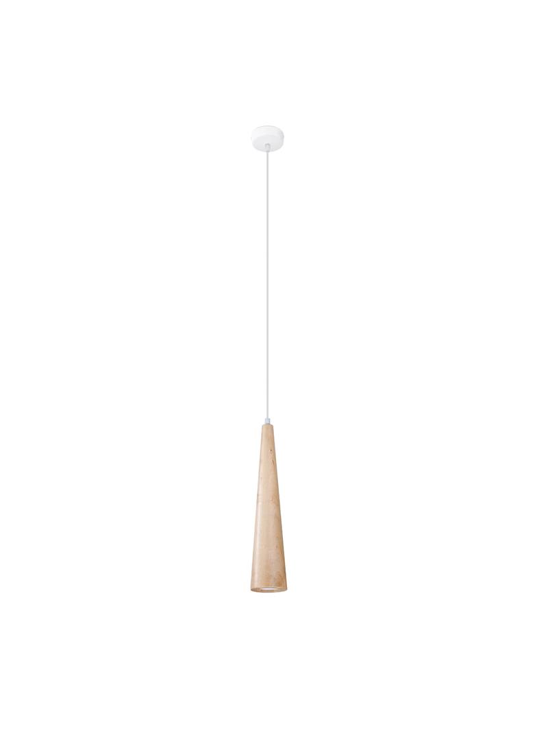 Sollux Lampa wisząca SULA 1 naturalne drewno SL.1100