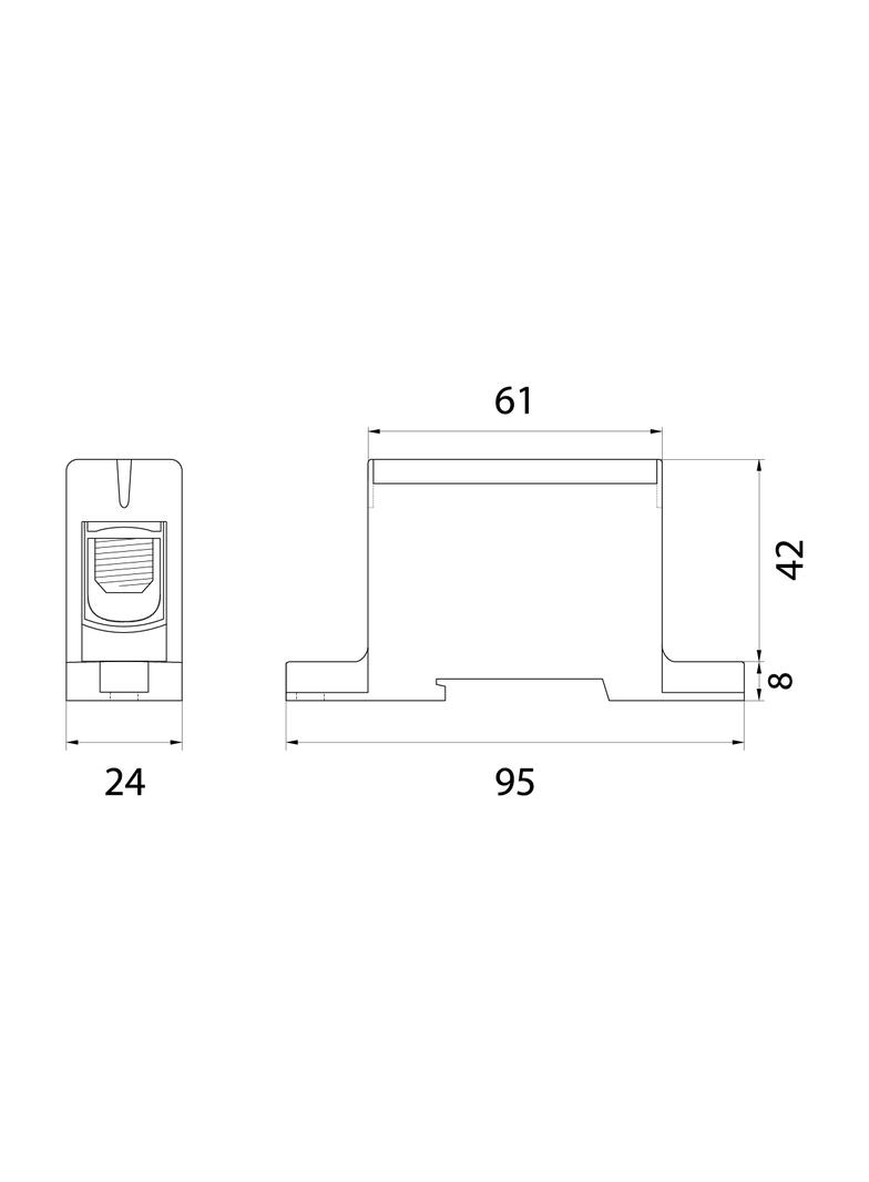Złączka przelotowa WLZ35P/95/Z-8.597 OPATÓWEK