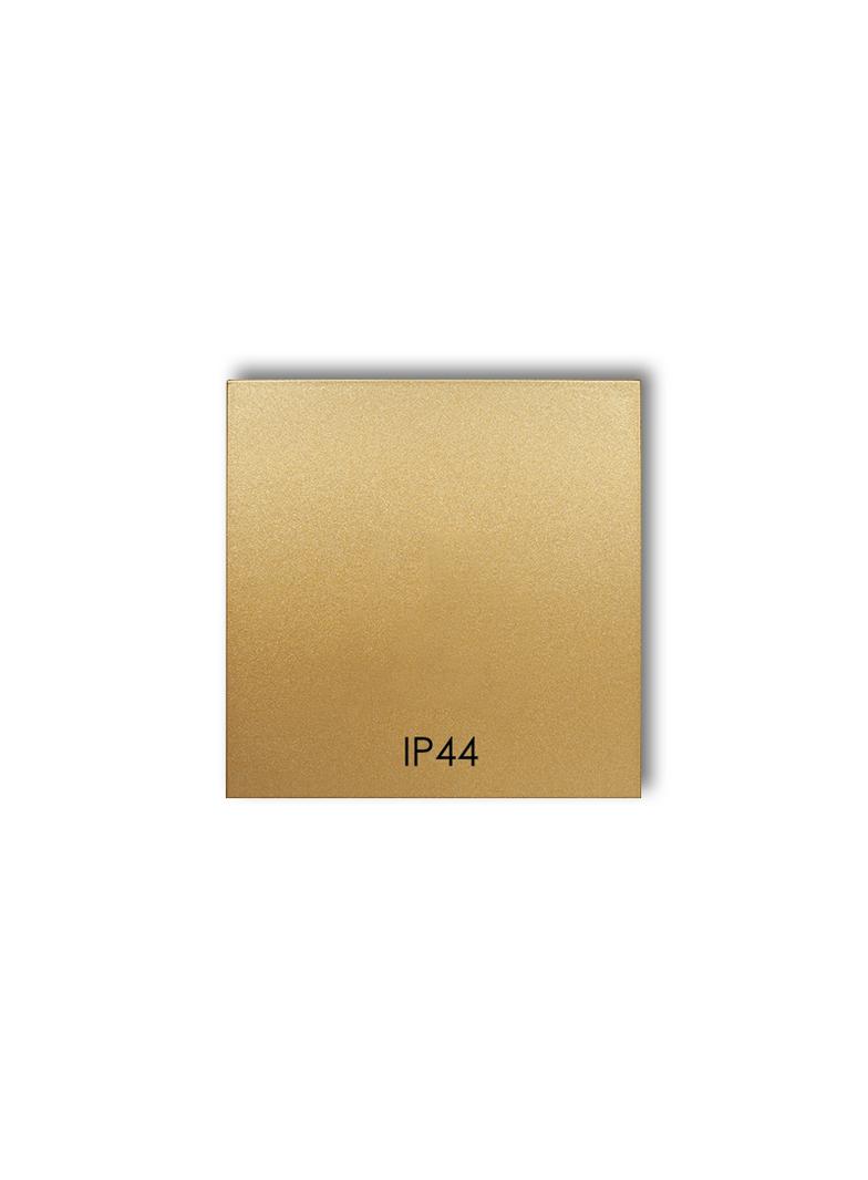 MINI Klawisz pojedynczy do łączników IP44 złoty