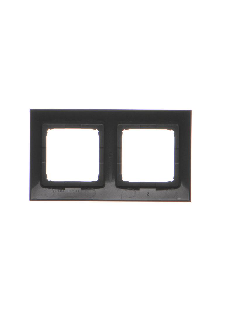 Simon 54 Premium Ramka 2-krotna PREMIUM IP20 / IP44 czarny DR2/49 KONTAKT