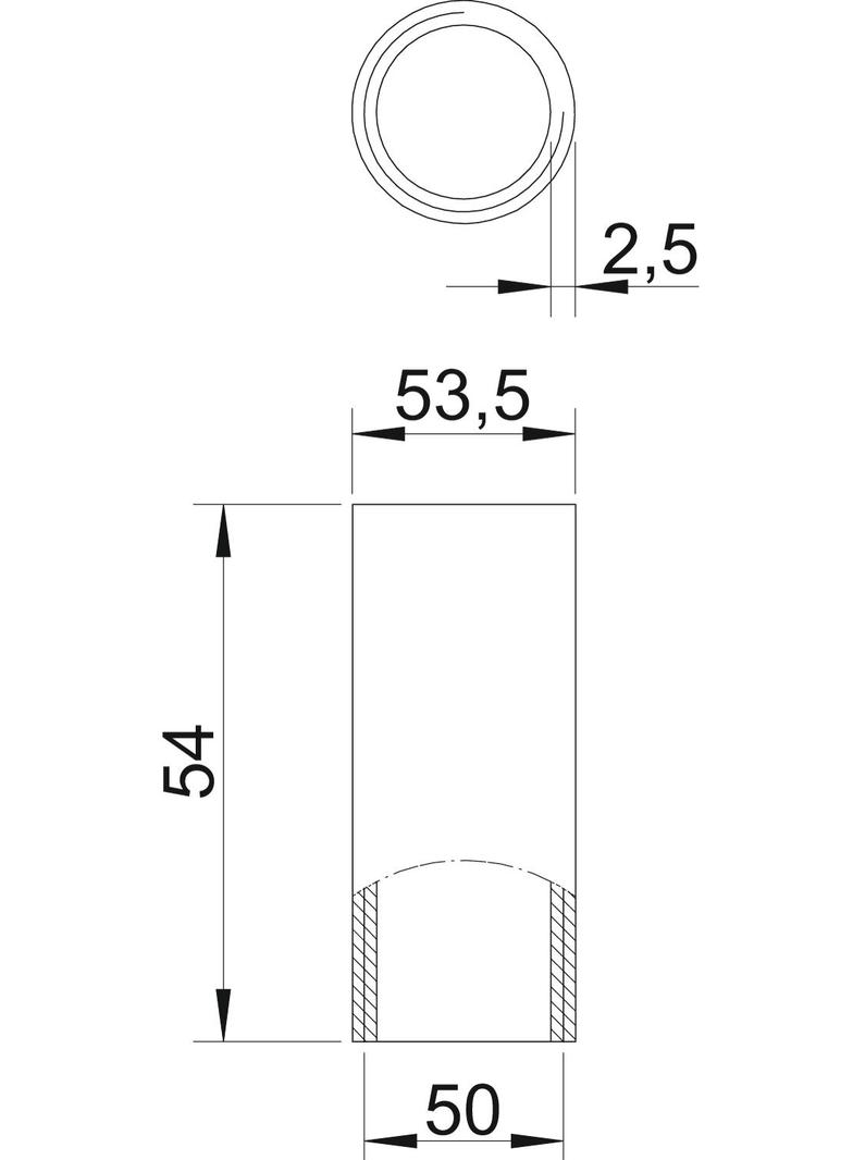 SVM50 W G, Mufa rurowa
