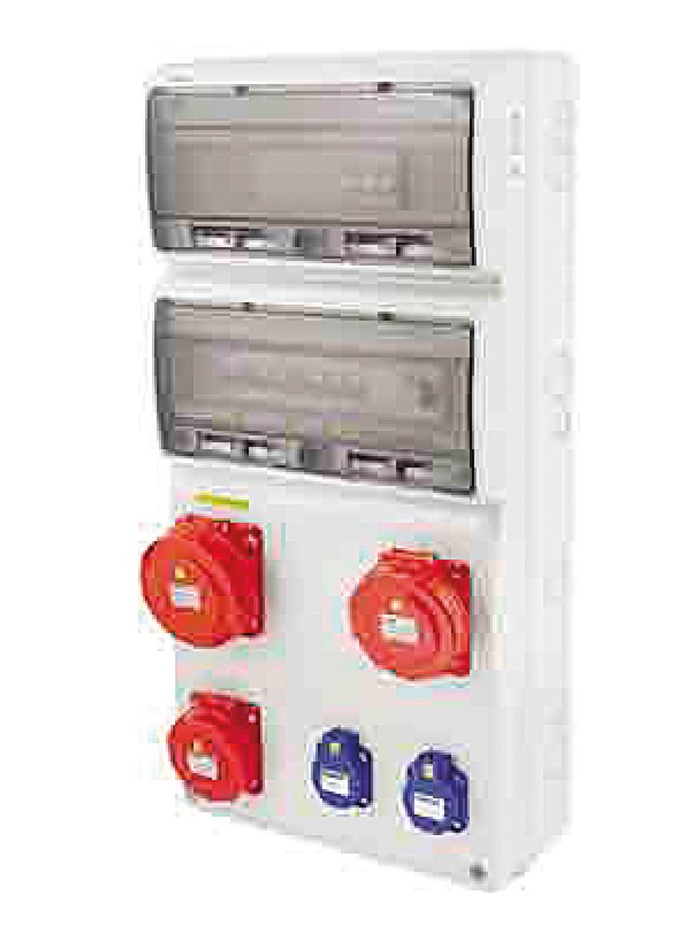 RS2/32 mod 2x2P+Z, 3P+N+Z 16A, 2x3P+N+Z+32A