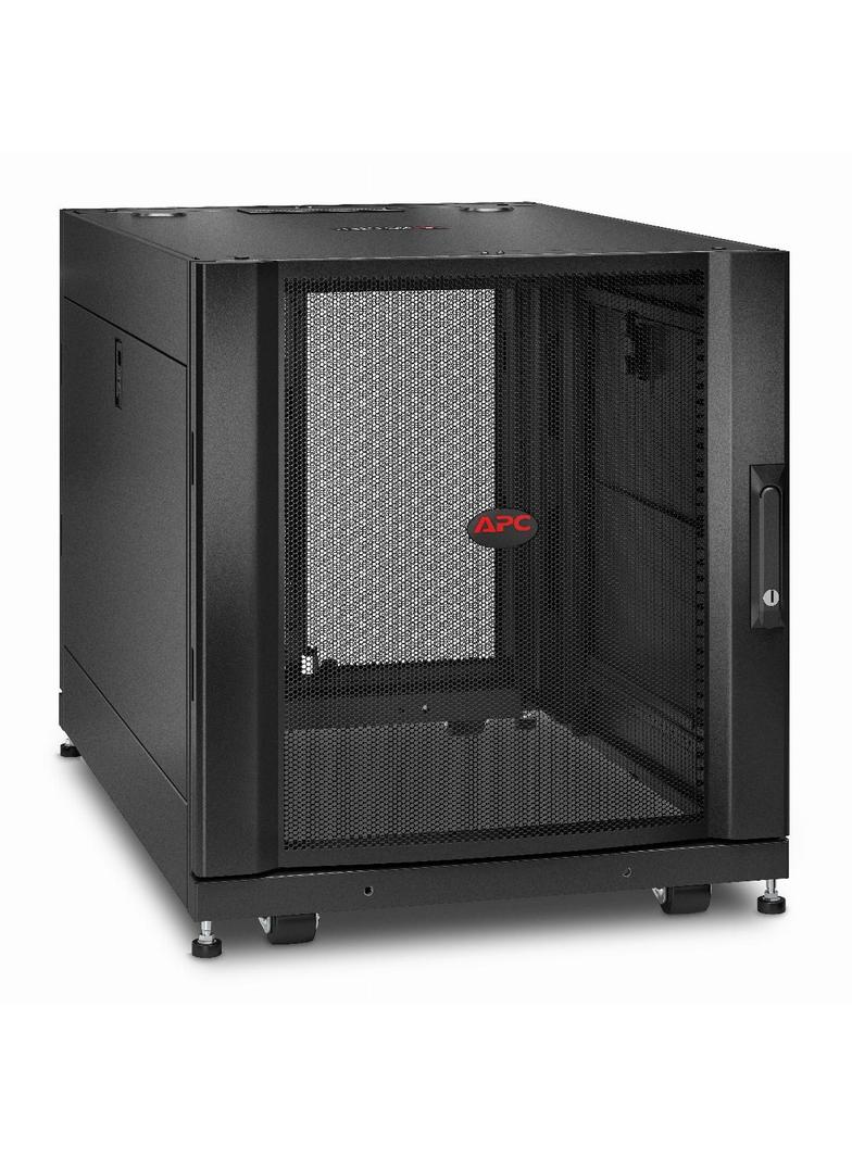 APC NetShelter SX, obudowa serwerowa, 12U, czarna, 658H x 600 W x 900 D mm