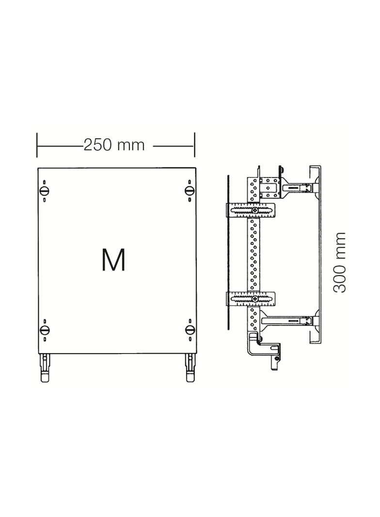 ED61MA Zestaw łączeniowy 1F do płyty montażowej