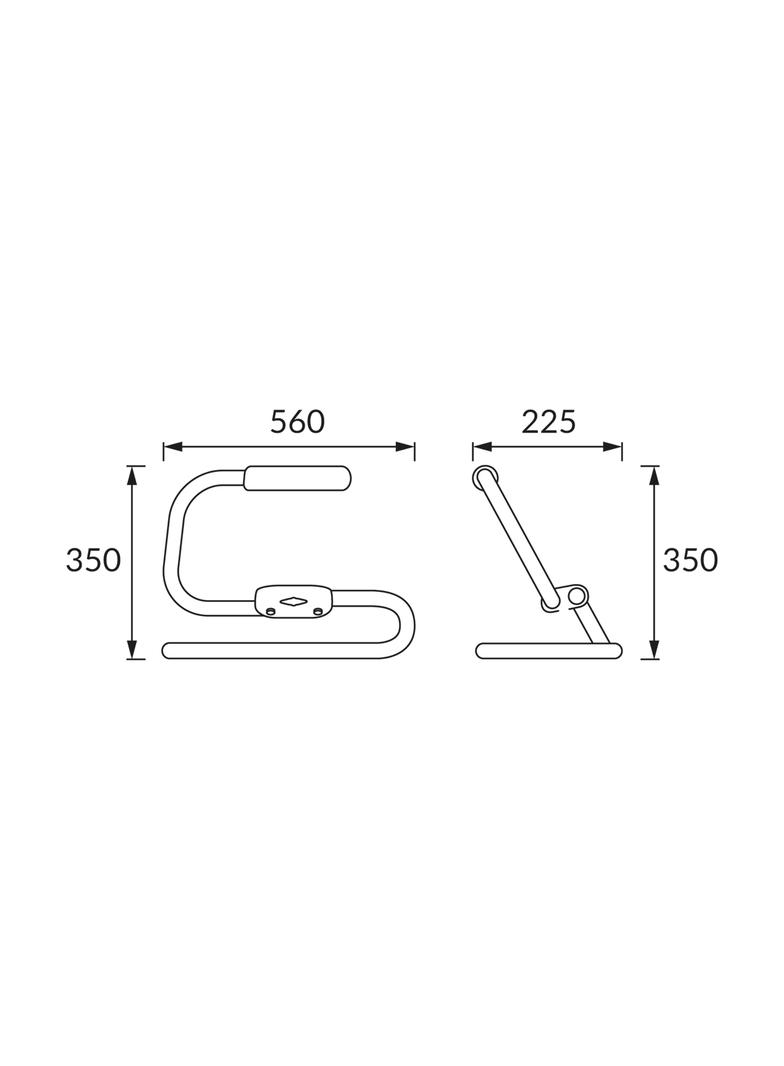 Statyw BAZA 35 stojak do naświetlacza kolor żółty wys 35 szer 56 gleb 22,5