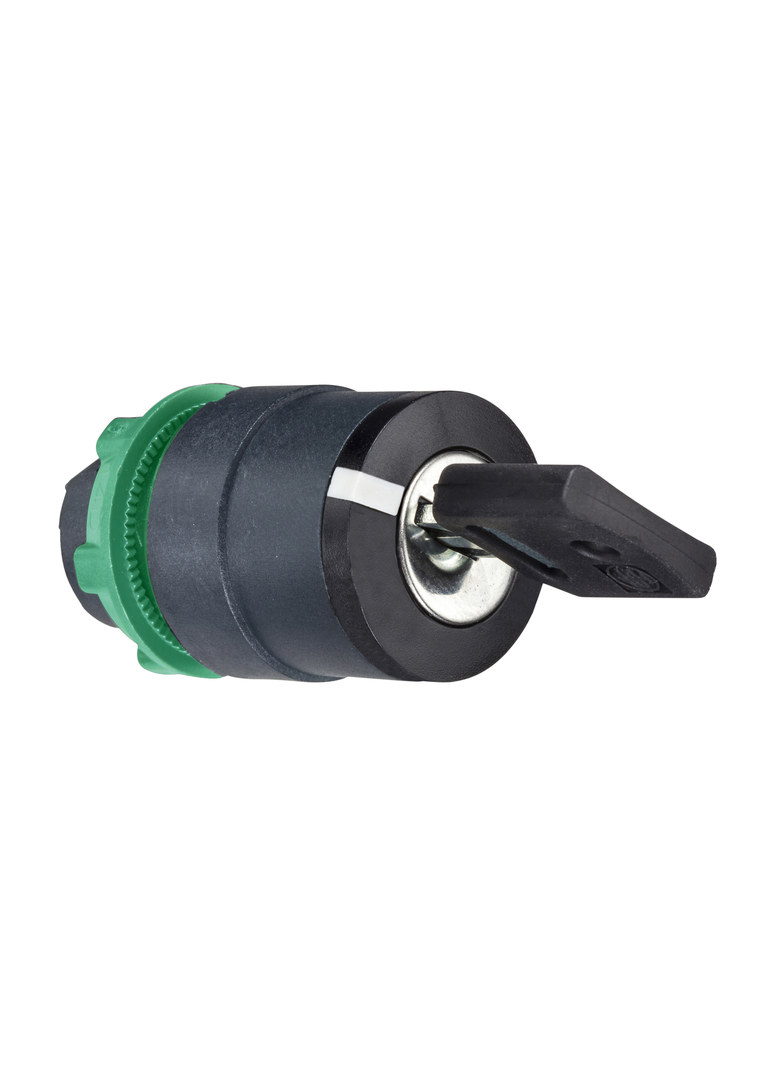 Harmony XB5 Przełącznik 3 pozycyjny z kluczem O22 stabilny 5 multichipów okrągły plastikowy ZB5AG3C