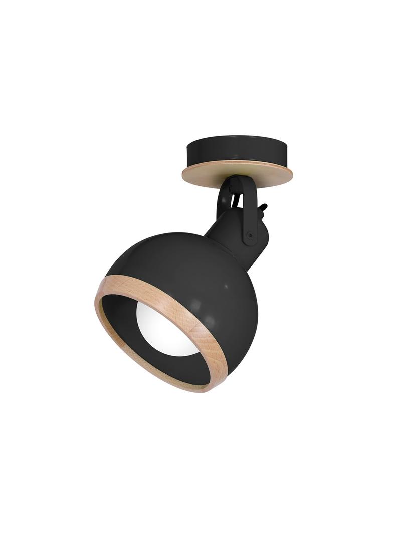 kinkiet Oval Black E27 MLP8657 Milagro