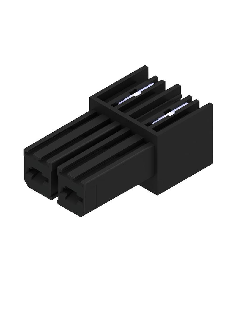 BVL 7.62HP/02/90 3.5SN BK BX Wtyk PCB (złącze wiązki), 7.62 mm, Liczba biegunów: 2, kąt odejścia: 90° /100szt./ 1928280000 WEIDMÜLLER
