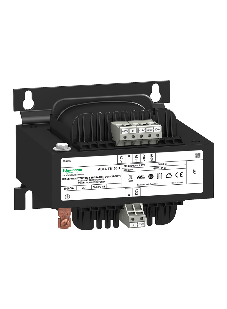 Phaseo, separacyjny transformator napięcia, wejście 230...400 V, wyjście 1 x 230 V, 1000 VA