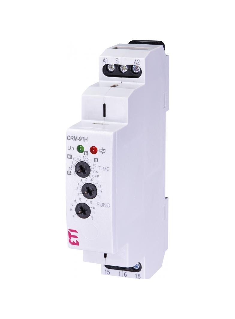 Wielofunkcyjny elektroniczny przekaźnik czasowy UNI CRM-91H UNI 002470001 ETI